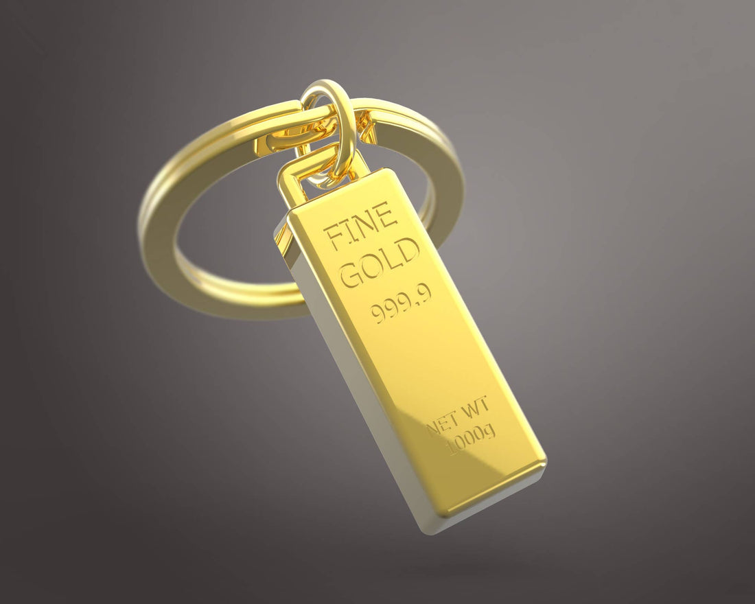 Goldbar Keyring