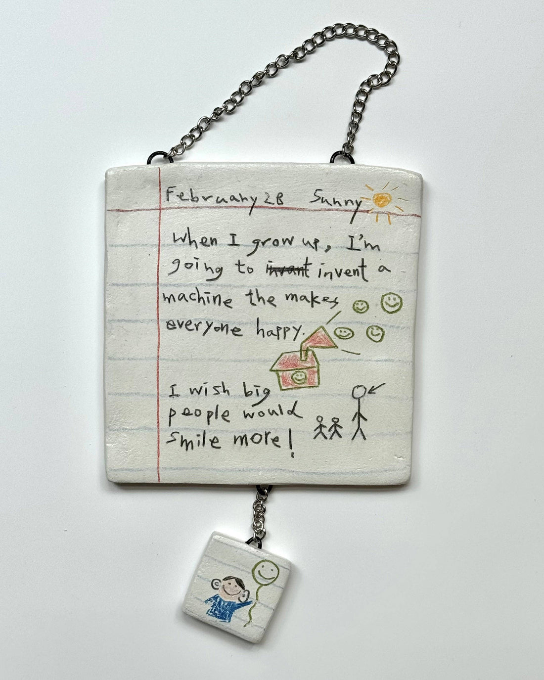 Smile More....Handmade Clay Art