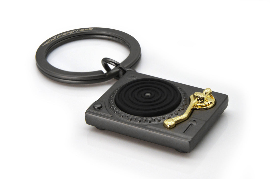 RECORD PLAYER KEYRING