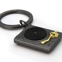 Record Player Keyring