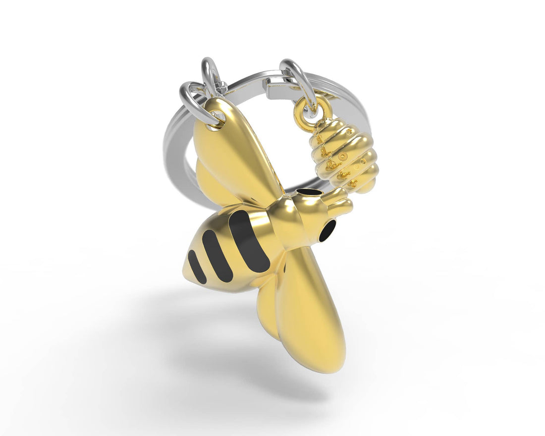 HONEY BEE KEYRING