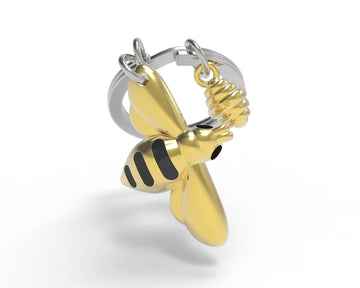 Honey Bee Keyring