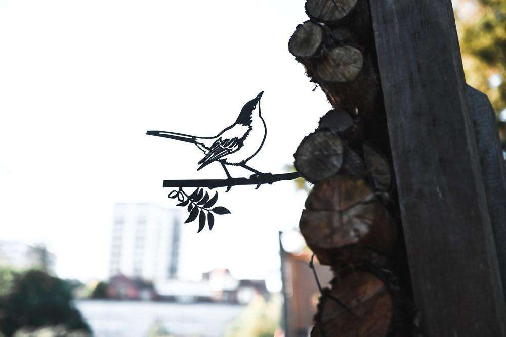 Mockingbird Metal Garden Art