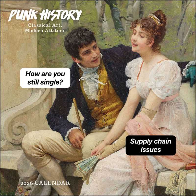 Punk History 2026 Wall Calendar by Kate  Roberts