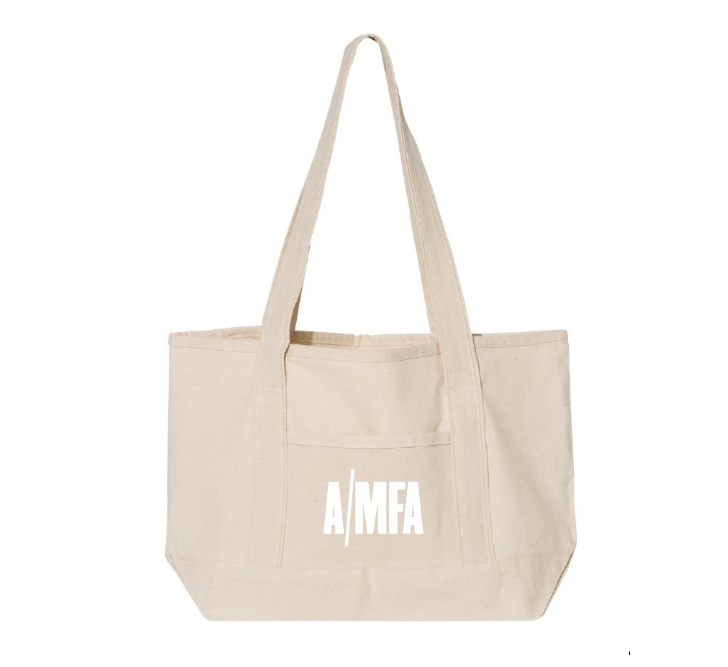 AMFA Embroidered Canvas Boat Tote