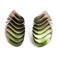 Athena Earrings 2 in Beetle