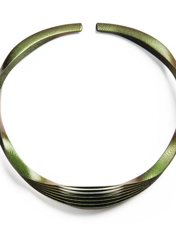 Athena Necklace in Beetle