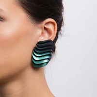 Athena Earrings 2 in Beetle