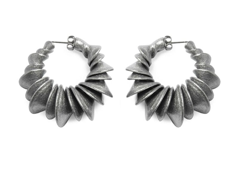 Silver Bailong Earrings 1