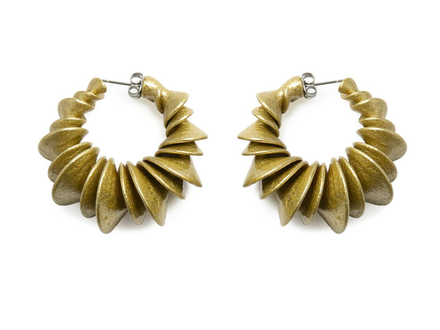 Bailong Earrings 1 in White Gold