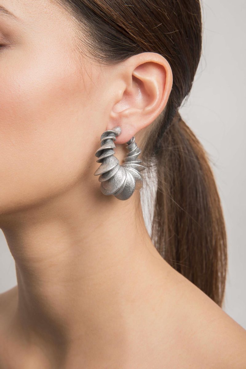 Silver Bailong Earrings 1