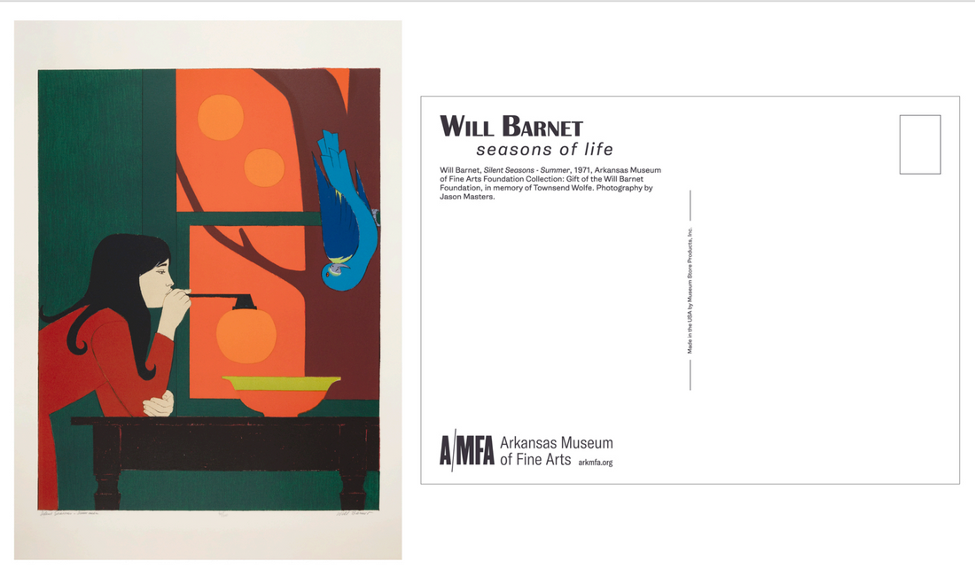 Will Barnet: Season of Life Set of 8 Postcards