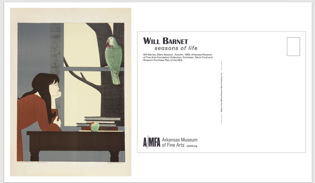 Will Barnet: Season of Life Set of 8 Postcards