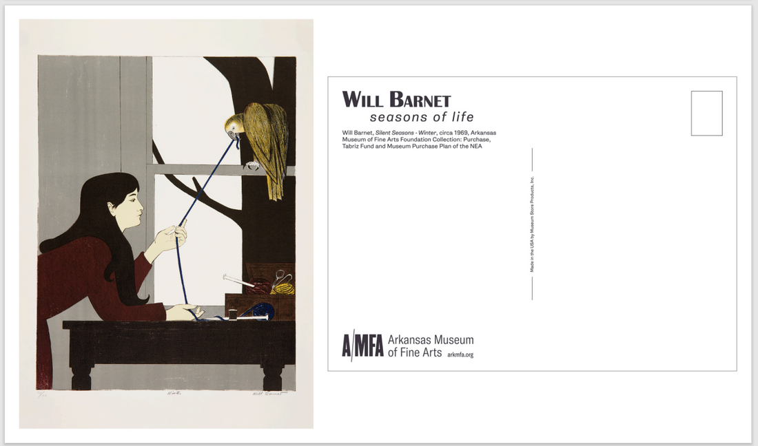 Will Barnet: Season of Life Set of 8 Postcards