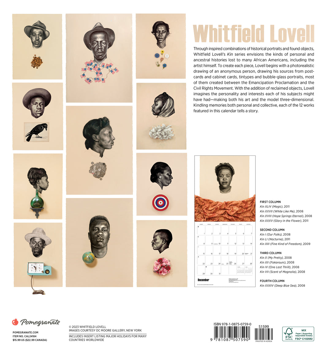 Whitfield Lovell 2024 Calendar