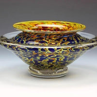 Small Hand-Blown Ikebana Bowl