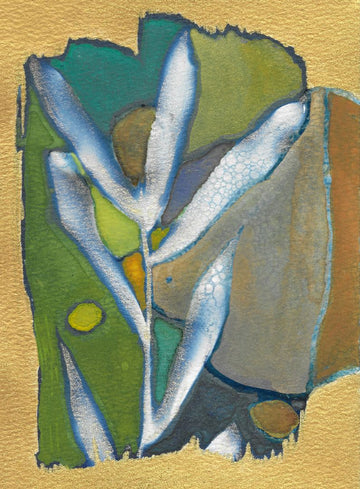Eyes Turned Skyward Original Cyanotype