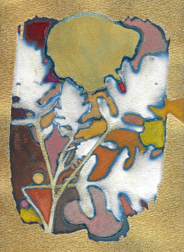 Off with Flying Colors Original Cyanotype