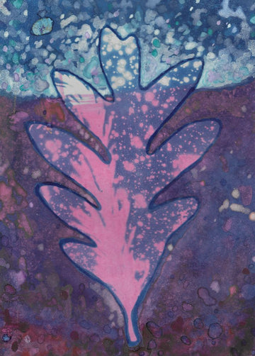 Six Feet Under but Still Breathing Original Cyanotype