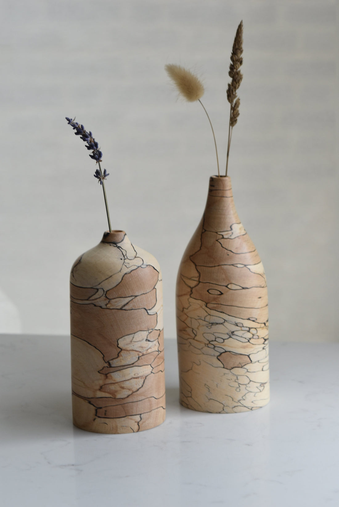 Spalted Beech Bottle Vase