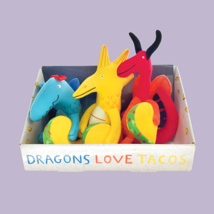 Dragons Love Tacos Mini Plush Set of 3