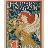 Christmas , cover of Harper's Magazine Notecard