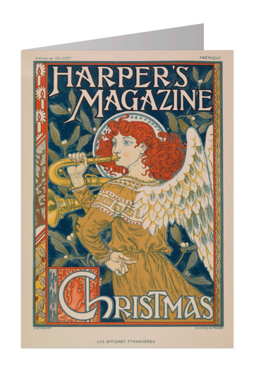 Christmas , cover of Harper's Magazine Notecard