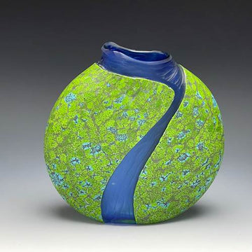 Thomas Spake Green Flow Vase