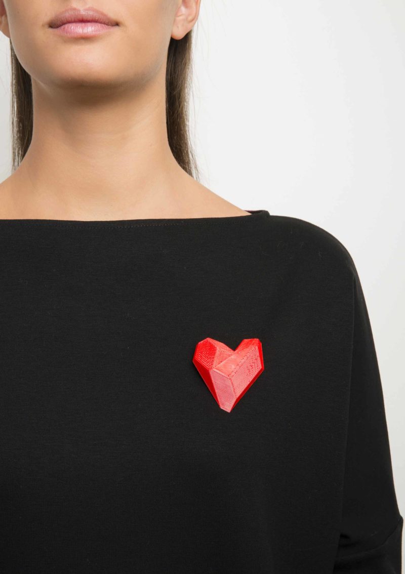 California Heart Brooch S