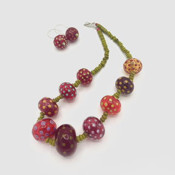 Polka Dot Necklace - 9 Main Beads