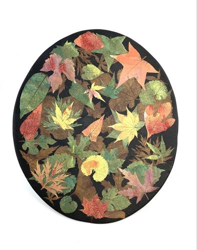 Oval Multicolor Platter