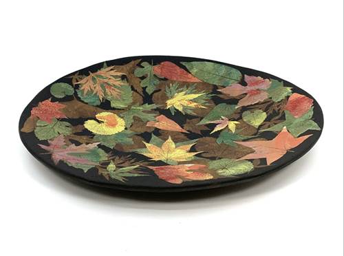 Oval Multicolor Platter