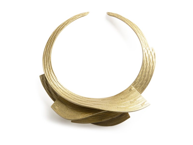 White Gold Lamina Necklace