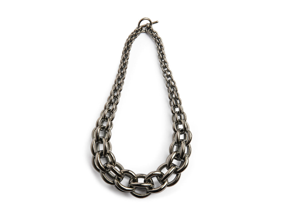 Magna Necklace in Gunmetal