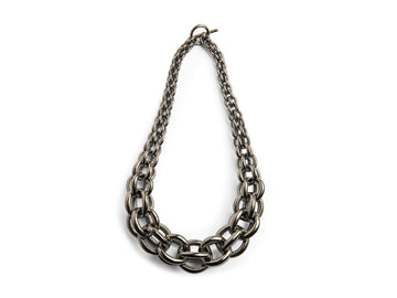 Magna Necklace in Gunmetal