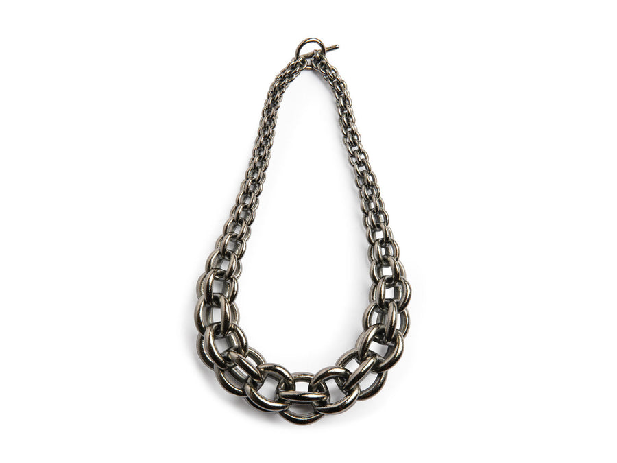 Magna Necklace in Gunmetal