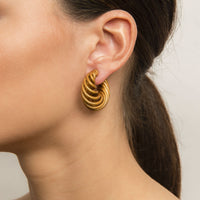 Memento Earrings 1 in White Gold