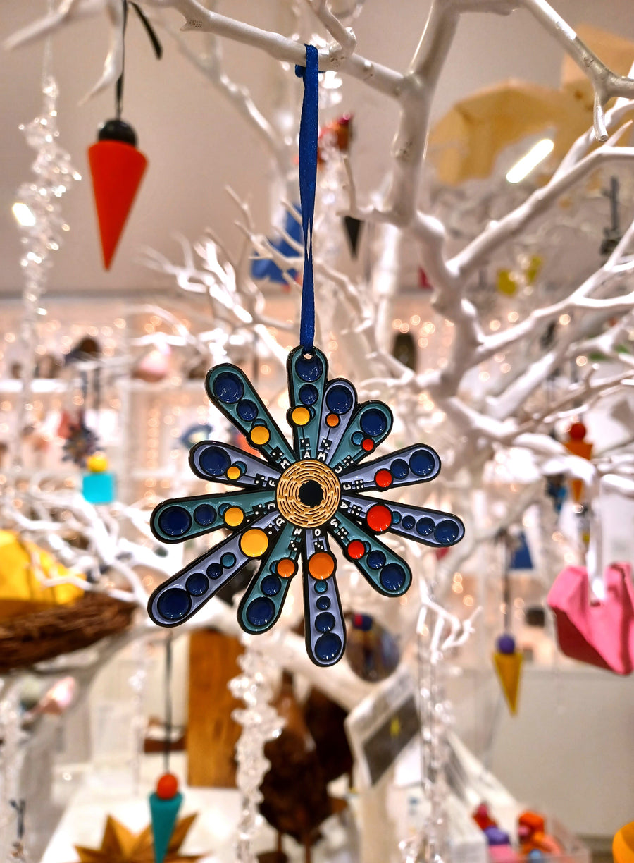 Miebach's Ocean Splash Enamel Ornament