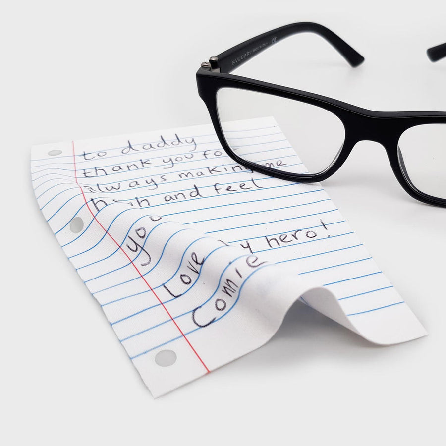 Personalized Letter Glasses Cloth