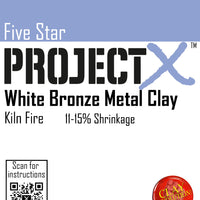 Project X White Bronze Clay- 100 grams