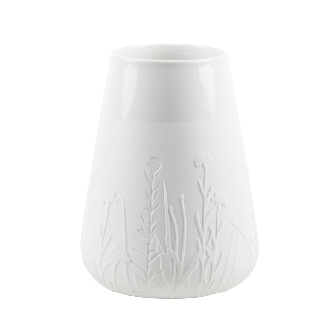 Poetry Vase with Floral Grasses