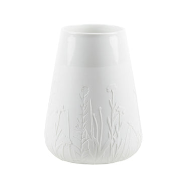 Poetry Vase with Floral Grasses