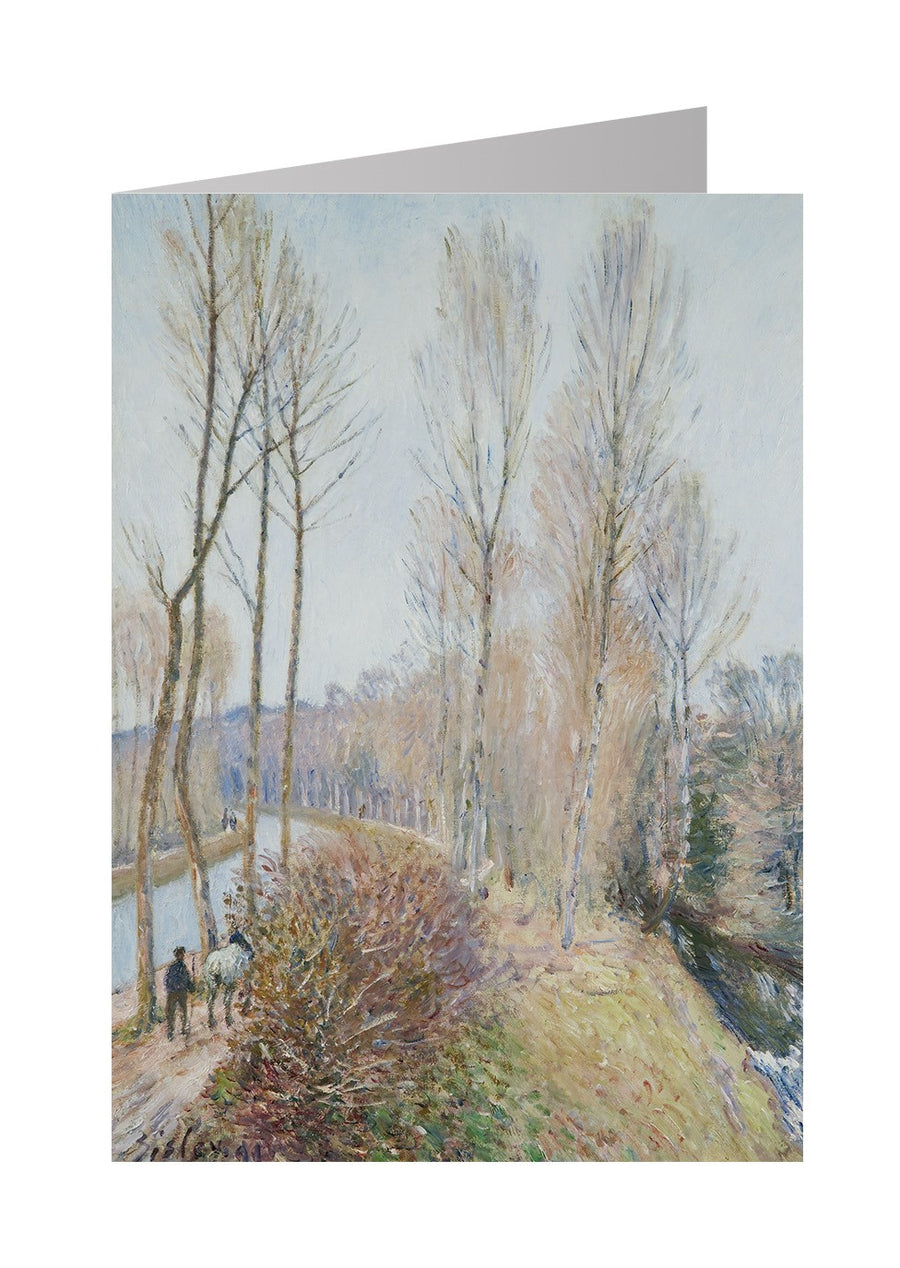 Chemin au Bord du Loing (Road on the Edge of Loing River) Notecard