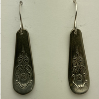 Vintage Silver-Plate Earrings