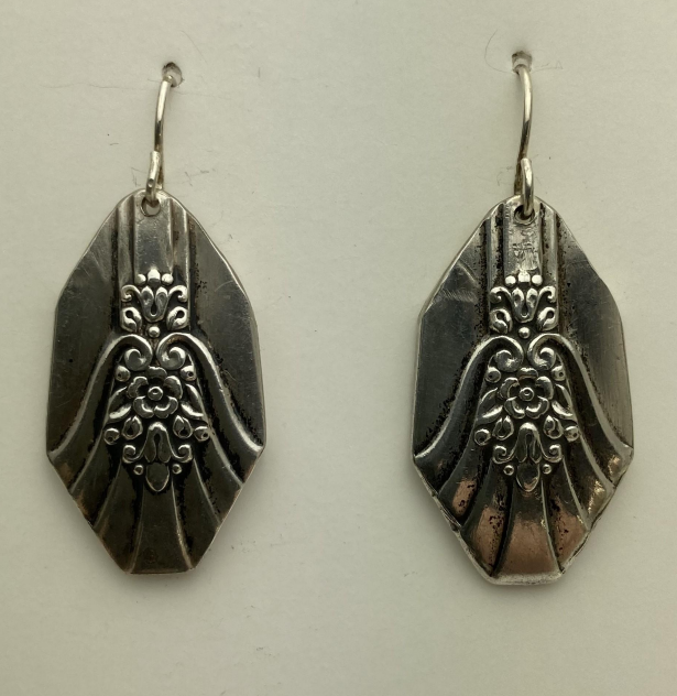 Vintage Silver-Plate Earrings