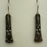 Vintage Silver-Plate Earrings