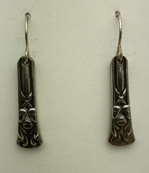 Vintage Silver-Plate Earrings