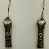 Vintage Silver-Plate Earrings