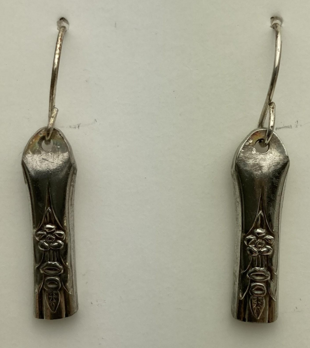 Vintage Silver-Plate Earrings