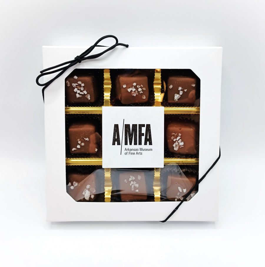 Milk Chocolate Sea Salt Caramels - 9 piece box